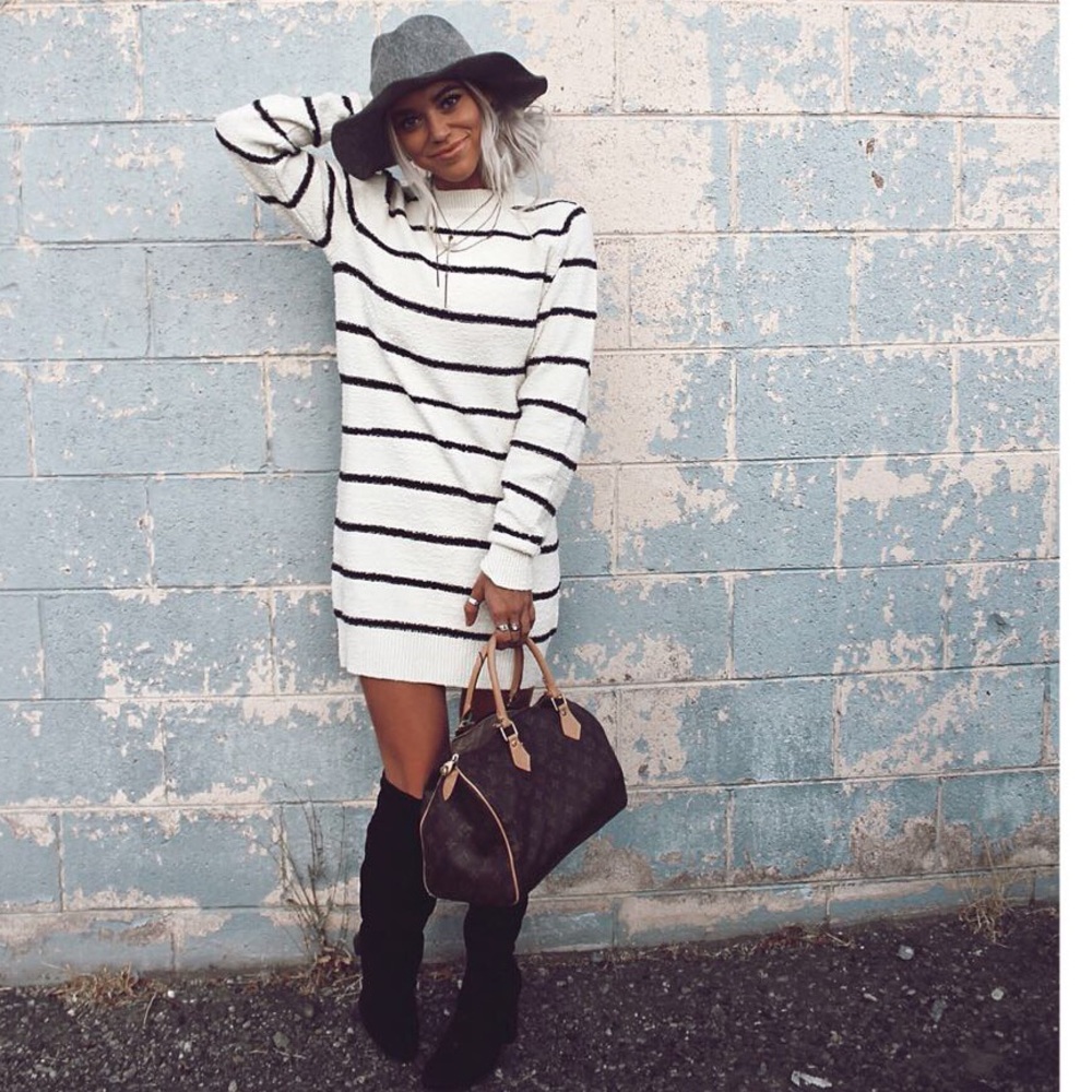 COPY - Stripe Sweater Dress
